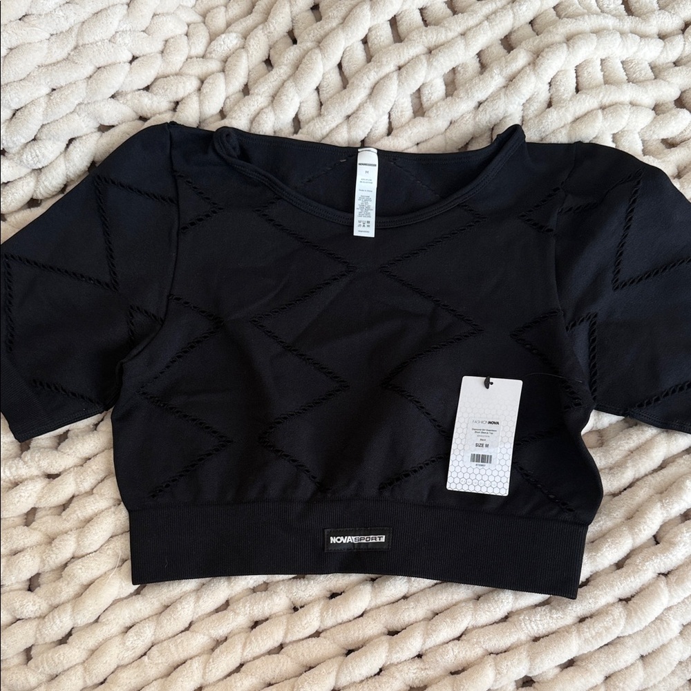 NovaSport Black Women's Top
